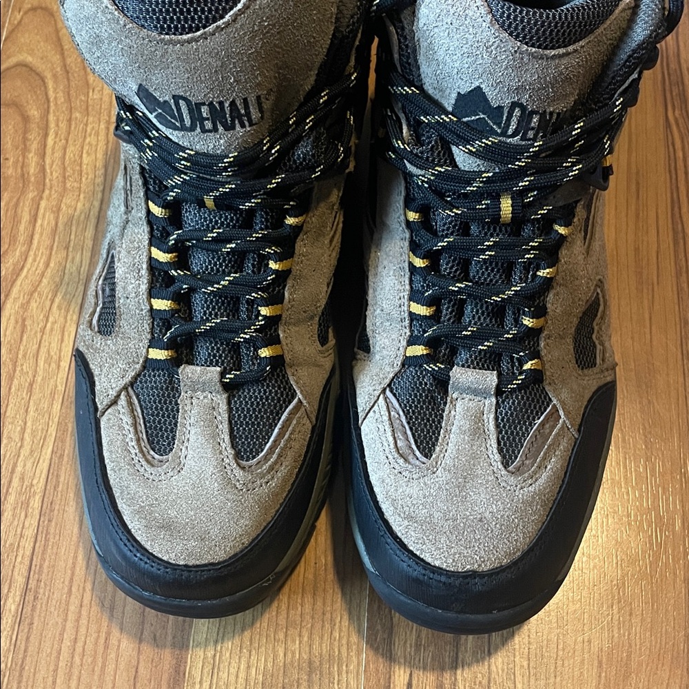 Denali Men's Hiking Boots - Black and Brown Size 8.5 - Picture 3 of 10